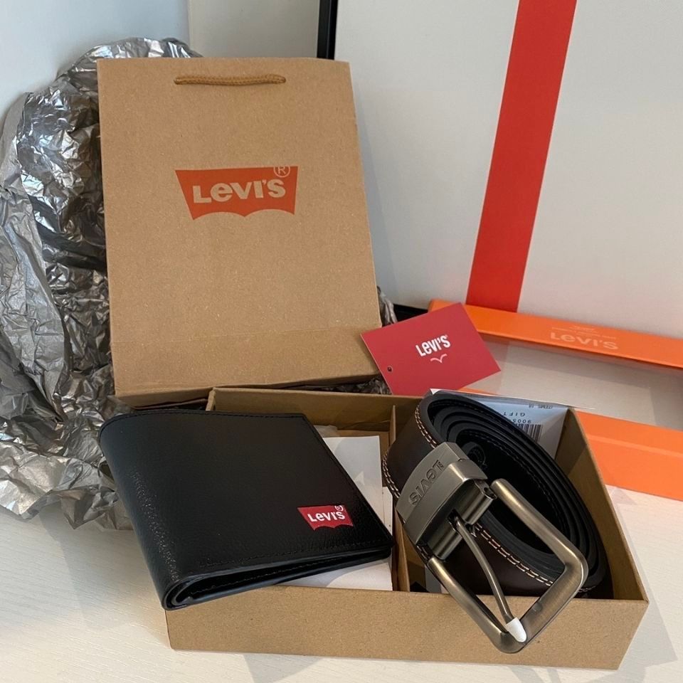 Levi's – ნატურალური ტყავის საფულისა და ქამრის ექსკლუზიური სასაჩუქრე ნაკრები thumbnail
