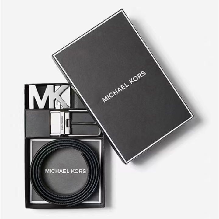 Michael Kors – ნატურალური ტყავის ქამრისა და ცვლადი ბალთების ექსკლუზიური ნაკრები thumbnail