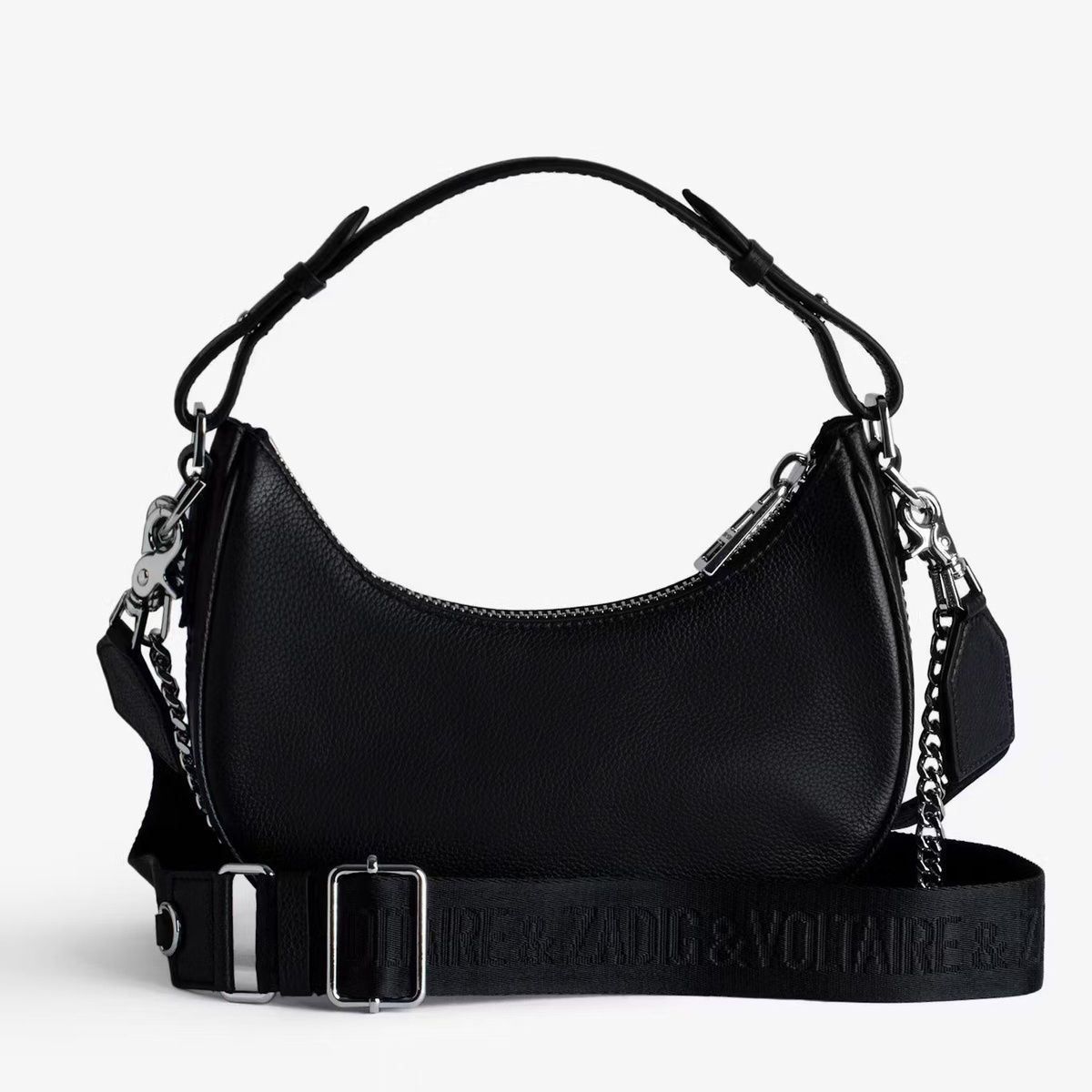 Zadig & Voltaire – საკულტო ფრთების ლოგოთი გაფორმებული ტყავის ტრენდული ჩანთა thumbnail