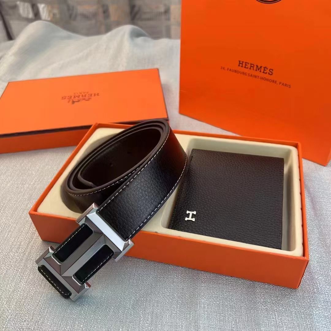 Hermès – საკულტო "H" ლოგოთი გაფორმებული ტყავის ტრენდული კომპლექტი
