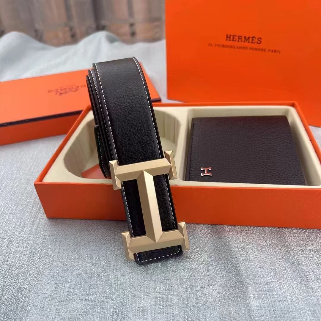 Hermès – საკულტო "H" ლოგოთი გაფორმებული ტყავის ტრენდული კომპლექტი