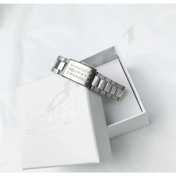 Maison Margiela – უჟანგავი ფოლადის ექსკლუზიური ტრენდული სამაჯური