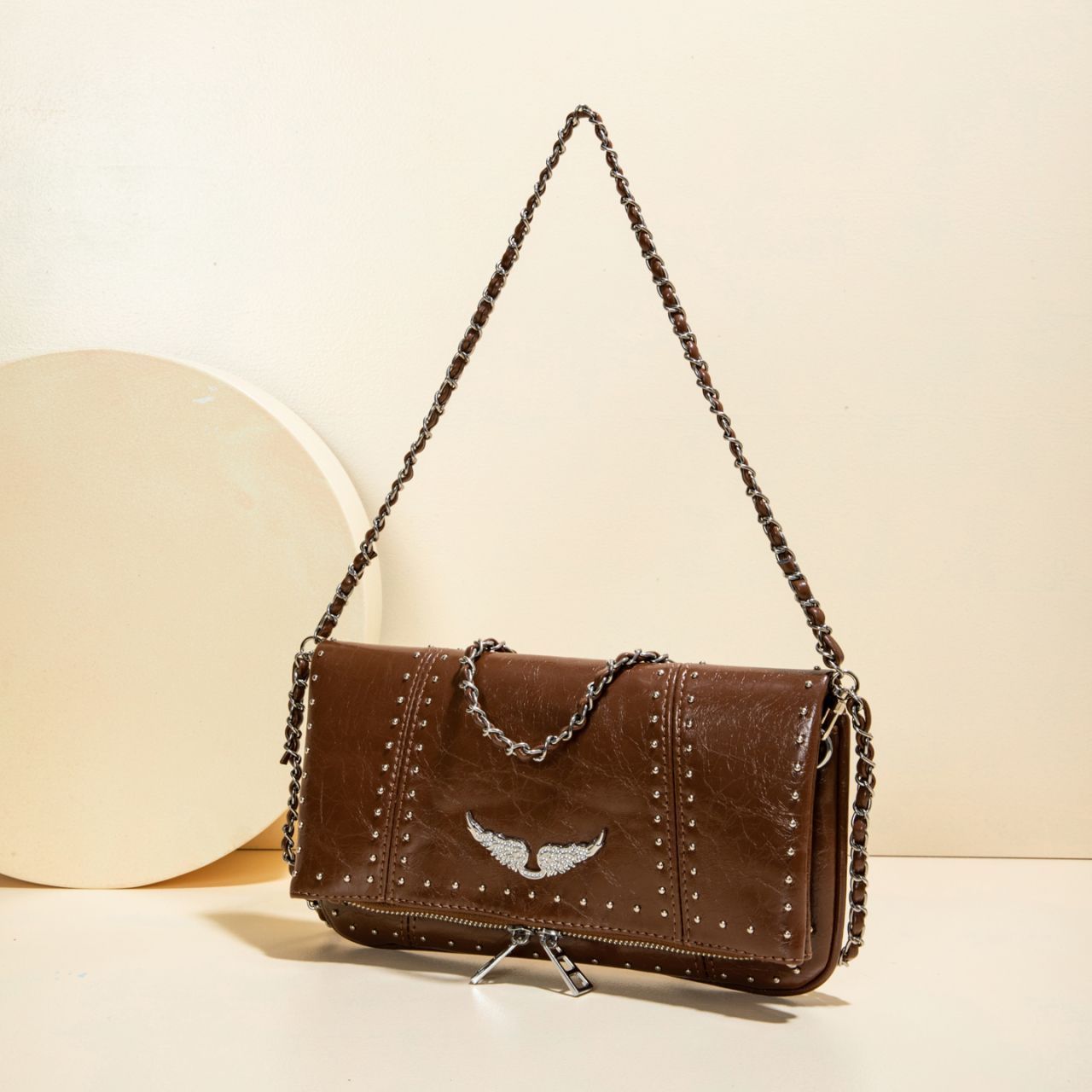 Zadig & Voltaire – ტყავის ექსკლუზიური ტრენდული ჩანთა